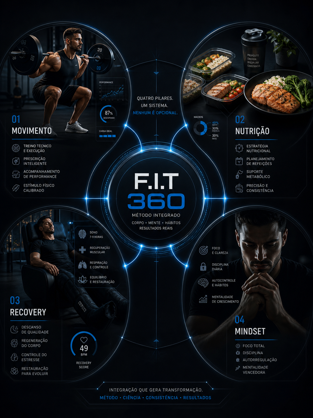 Método F.I.T 360 — treino de performance JBPC Performance Club