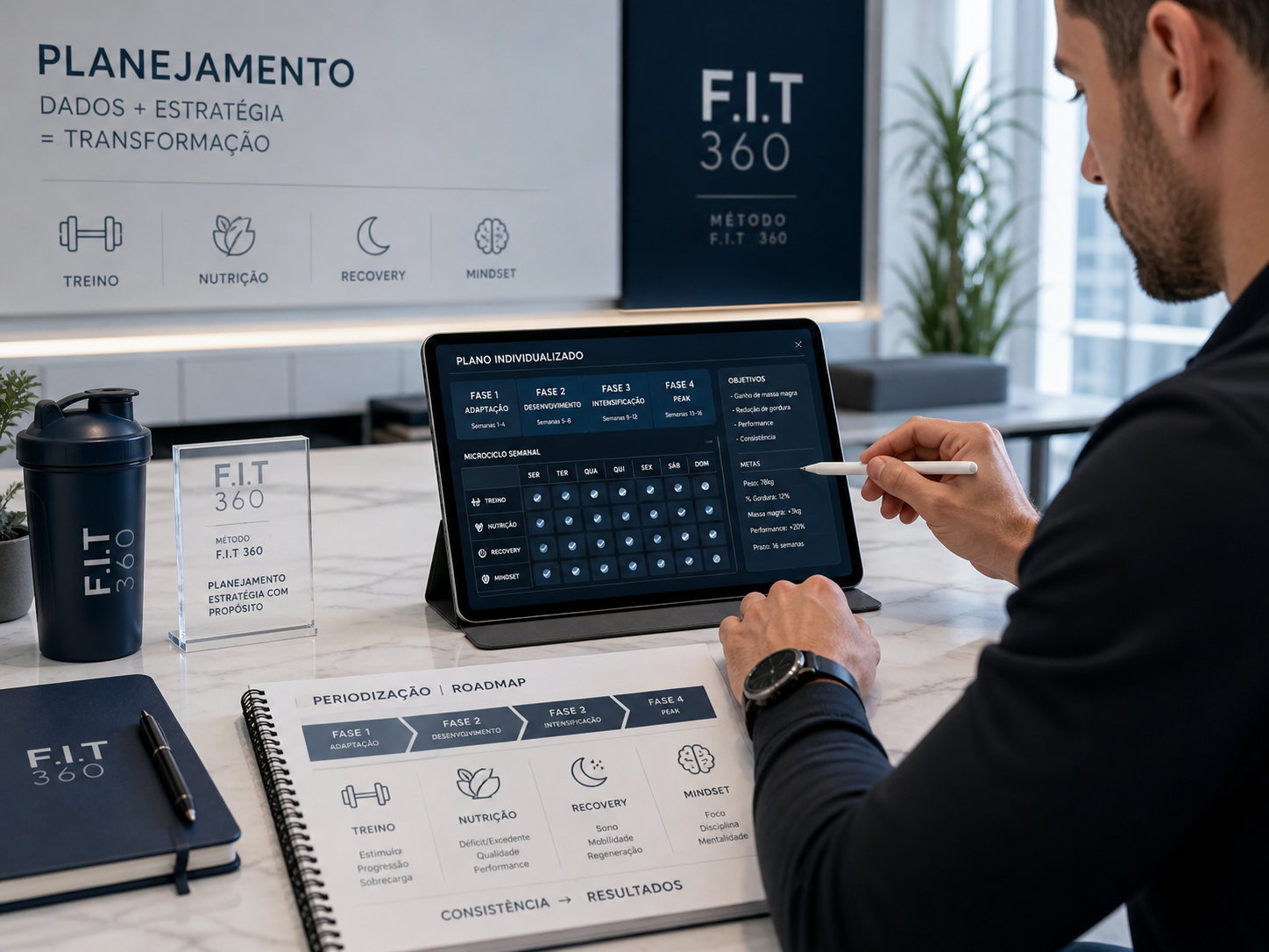 Fase planejamento — periodização e metas mensuráveis JBPC